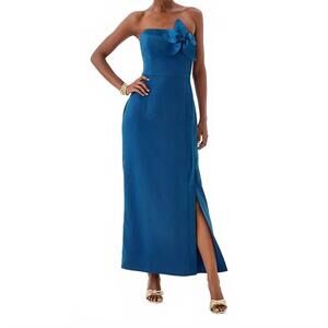 NEW LILLY PULITZER anasophia maxi dress in starlight navy
